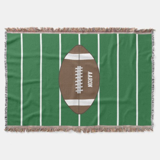 Personalisierter Fußball-Fußball Decke (Vorderseite)