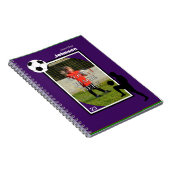 Personalisierter Fußball-/Fußball-Notizblock Notizblock (Rechte Seite)