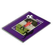 Personalisierter Fußball-/Fußball-Notizblock Notizblock (Linke Seite)
