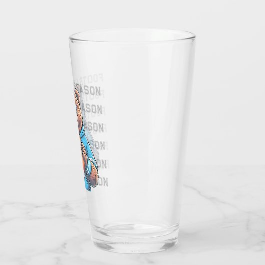Personalisierter Fußball Glas (Links)