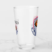 Personalisierter Fußball Glas (Rechts)