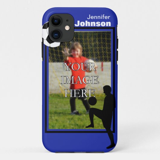 Personalisierter Fußball iPhone 5 Fall Case-Mate iPhone Hülle (Rückseite)