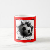 Personalisierter Fußball Kaffeetasse (Mittel)