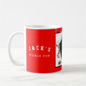 Personalisierter Fußball Kaffeetasse (Links)