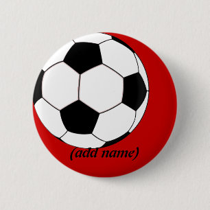 Personalisierter Fußball-Knopf Button