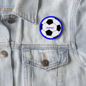Personalisierter Fußball-Knopf Button (Beispiel)