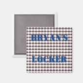 Personalisierter Fußball-Locker Magnet (Vorderseite/Rückseite)