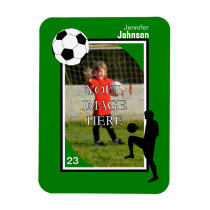 Personalisierter Fußball-Magnet Magnet