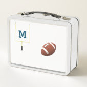 Personalisierter Fußball Metall Brotdose (Rückseite)