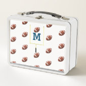 Personalisierter Fußball Metall Brotdose (Vorderseite)