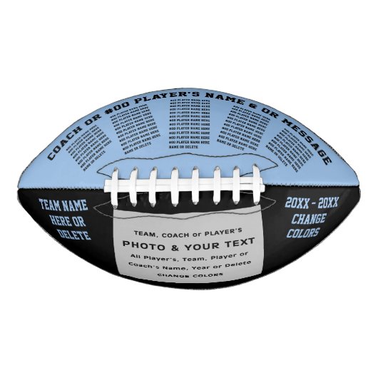 Personalisierter Fußball mit Bild, FARBEN ändern Football (Vorderseite)