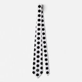 Personalisierter Fußball-Monogramm Krawatte (Vorderseite)