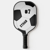 Personalisierter Fußball Pickleball Schläger (Vorderseite)