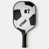 Personalisierter Fußball Pickleball Schläger (Rückseite)