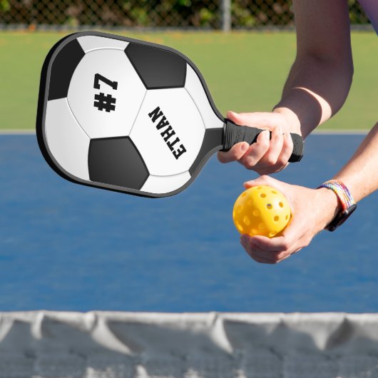 Personalisierter Fußball Pickleball Schläger (InSitu)