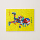 Personalisierter Fußball Puzzle (Horizontal)