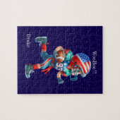 Personalisierter Fußball Puzzle (Horizontal)