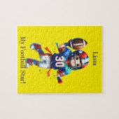 Personalisierter Fußball Puzzle (Horizontal)