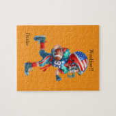 Personalisierter Fußball Puzzle (Horizontal)