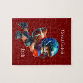 Personalisierter Fußball Puzzle (Horizontal)