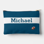 Personalisierter Fußball-Stift Zubehörtasche (Rückseite)