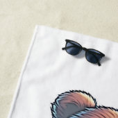 Personalisierter Fußball Strandtuch (Beispiel)