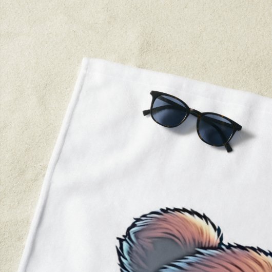 Personalisierter Fußball Strandtuch (Beispiel)