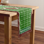 Personalisierter Fußball-Tabellen-Läufer, Kurzer Tischläufer (Beispiel)
