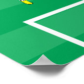 Personalisierter Fußball und Spieler Poster (Ecke)