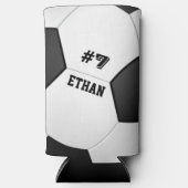 Personalisierter Fußballball-Ball Selters Dosenkühler (Vorderseite)