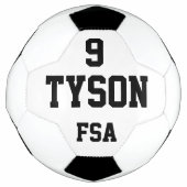 Personalisierter Fußballball Fußball (Vorderseite)