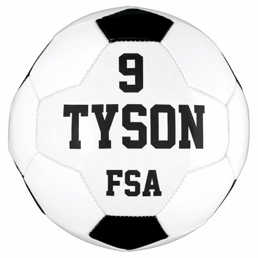 Personalisierter Fußballball Fußball (Vorderseite)