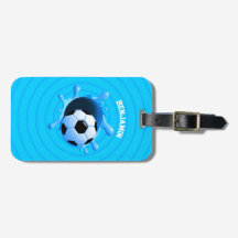 Personalisierter Fußballball-Gepäckträger