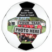 Personalisierter Fußballball mit FOTO und TEXT Fußball (Vorderseite)