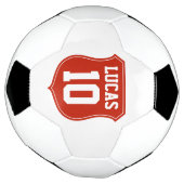 Personalisierter Fußballball mit Jersey Nummer ode Fußball (Gedreht)