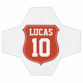 Personalisierter Fußballball mit Jersey Nummer ode Fußball (Flach)