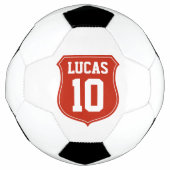 Personalisierter Fußballball mit Jersey Nummer ode Fußball (Vorderseite)