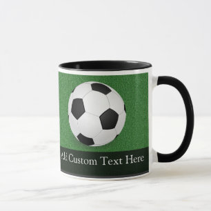 Personalisierter Fußballball Tasse