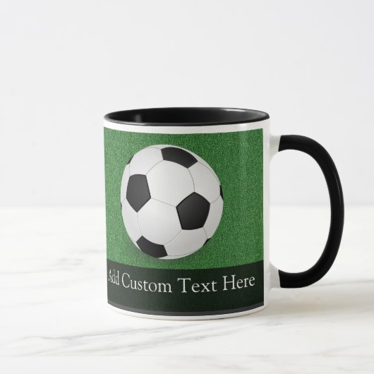 Personalisierter Fußballball Tasse (Rechts)