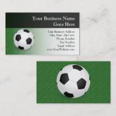 Personalisierter Fußballball Visitenkarte (Vorne/Hinten)