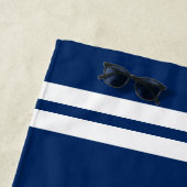 Personalisierter Fußballhelm Kinder Strandtuch (Beispiel)