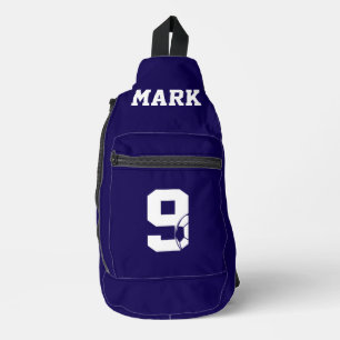 Personalisierter Fußballschuh Crossbody Bag