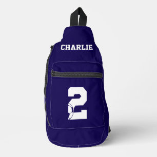 Personalisierter Fußballschuh Crossbody Bag