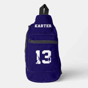 Personalisierter Fußballschuh Crossbody Bag
