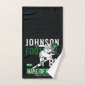 Personalisierter Fußballspieler Badhandtuch Set (Handtuch)