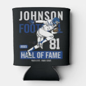 Personalisierter Fußballspieler Dosenkühler (Rückseite)