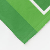 Personalisierter Fußballspieler Fleecedecke (Ecke)