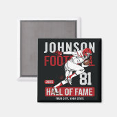 Personalisierter Fußballspieler Magnet (Vorderseite/Rückseite)