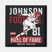 Personalisierter Fußballspieler Magnet (Vorne)