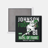 Personalisierter Fußballspieler Magnet (Vorderseite/Rückseite)